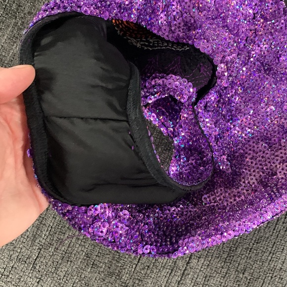 Discount Universe Sequin Evil Eye Stretchy Bathing Suit Bottoms Size XL - Picture 7 of 8